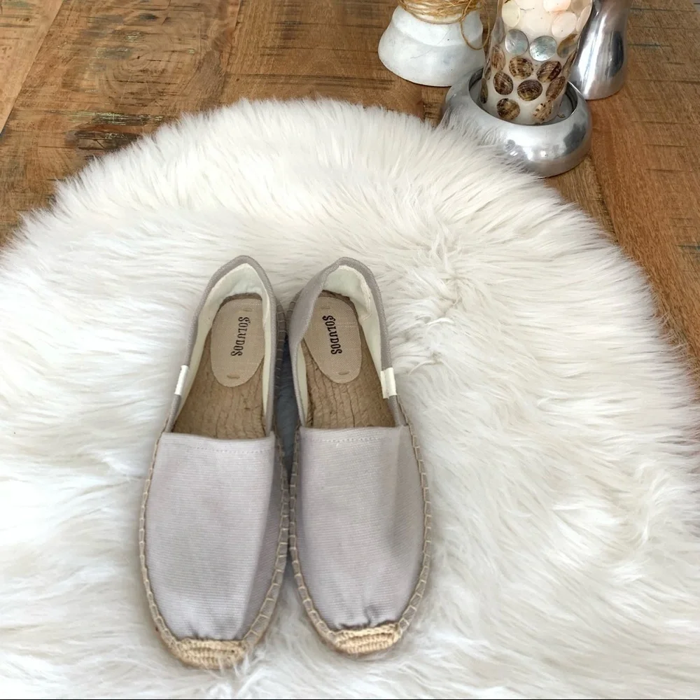 Soludos Dali Canvas Slip On Espadrilles SIZE 8